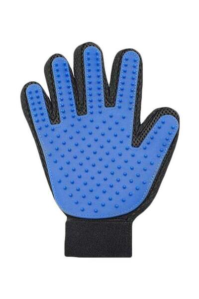 AGD Kiaokai Glove-Shaped Brush for Cats and Dogs - Black/Blue