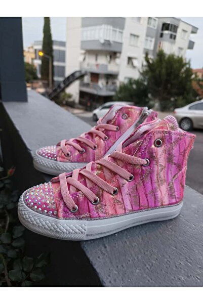 Scarpe Magiche Pink Galaxy Sparkling Girls' Sneaker (Not Lighted up between S...