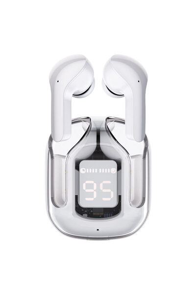 Acefast Wireless Bluetooth Earbuds with ENC Noise Canceling Translucent , HiFi Dual Microphone