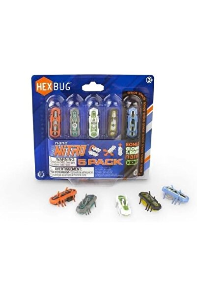 Hexbug Nitro Crawling Insect Toy Figures, Pack of 5 (Model 6068992)