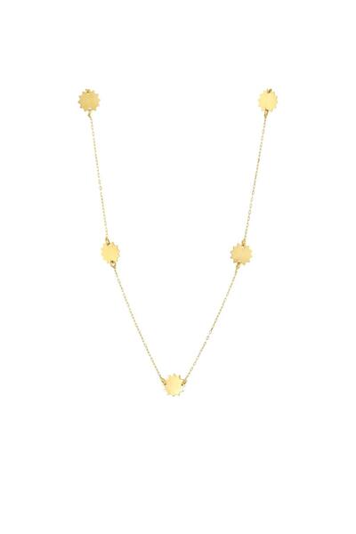 Koçak 14 Ayar Güneş Tasarım Altın Kolye