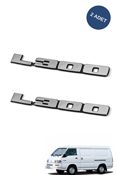 MEFAUTO Mitsubishi L300 Compatible Abs Chrome Fender Lettering Set – 2 Pieces