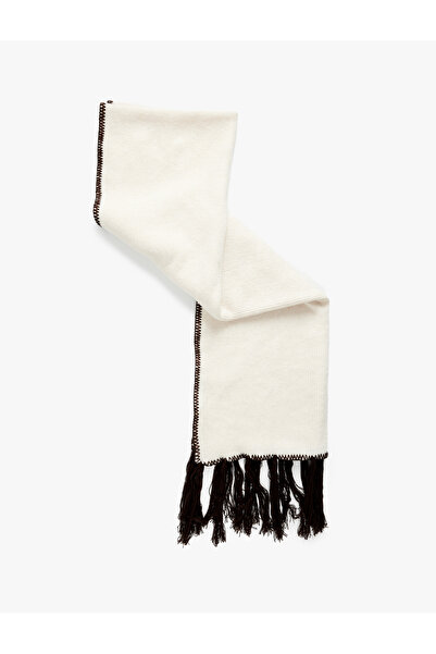 Koton Tassel Stitch Detailed Knitwear Long Scarf