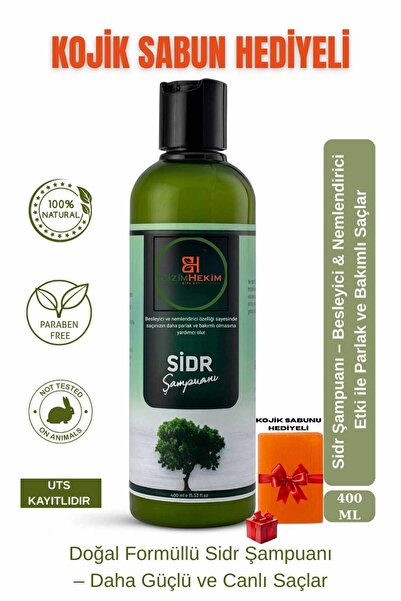 BİZİMHEKİM ŞİFA EVİ Sidr Arabistan Kirazı Bitkisel Şampuan – Manevi Terapi Et...