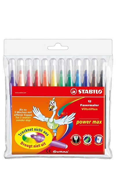 Stabilo Carioca Power Max 3 mm 12 culori