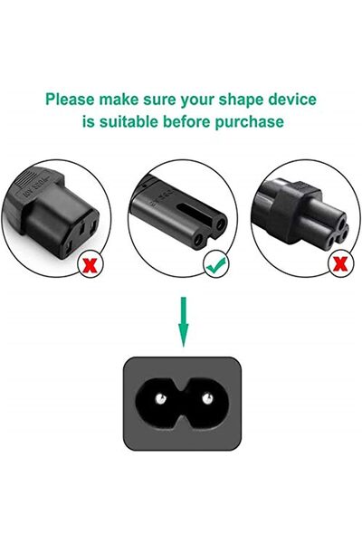 eWINNER AC cable Replacement power cable 1.5M compatible with Sony Playstation 5 /PS4/PS4 slim