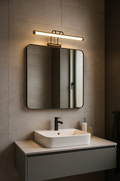 kialed şarjlı Modern Ayna Üstü Aplik