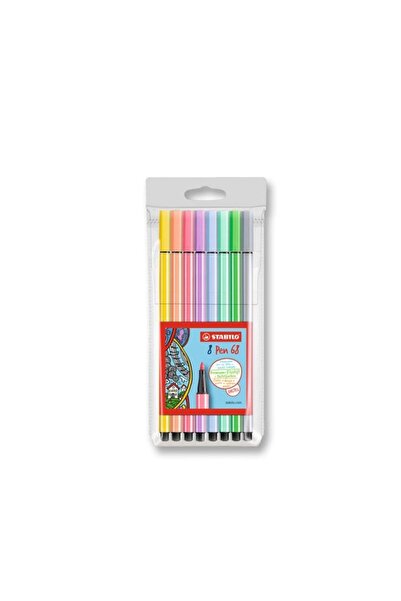 Stabilo Carioca Pen 68, 1 mm, pastel colors 8 pcs/set