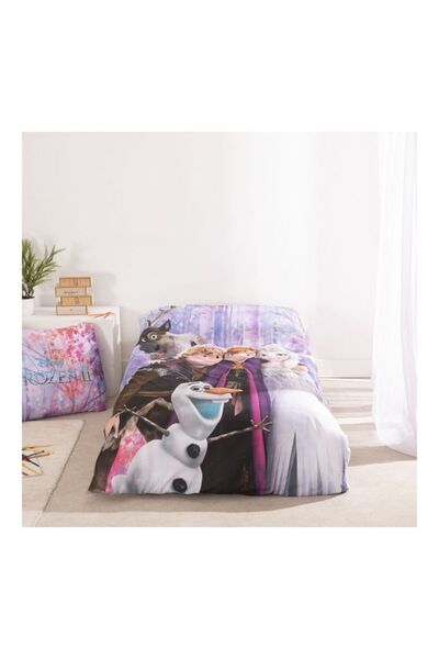BabiesStore Bed linen set, 100% cotton, 2 pieces, 140x200 cm, 65x65 cm, multicolor, Happy, Frozen