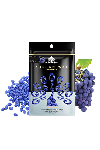 global fashion حبيبات شمع ساخنة كورية بنكهة العنب 100 غرام - إزالة شعر الوجه ...