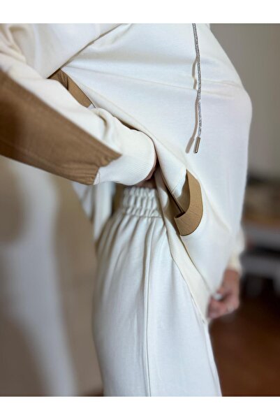 Cardella Σετ αθλητικής φόρμας γυναικείας χιτζάμπ υψηλής ποιότητας με λεπτομέρεια κουμπώματος και παντελόνι