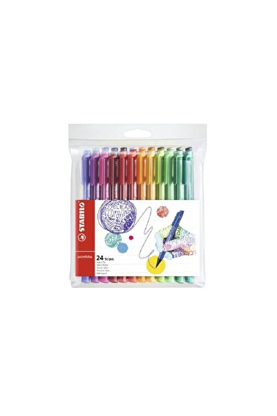 Stabilo Fineliner Pointmax, 0.8 mm, 24 colors/set, cardboard case Arty