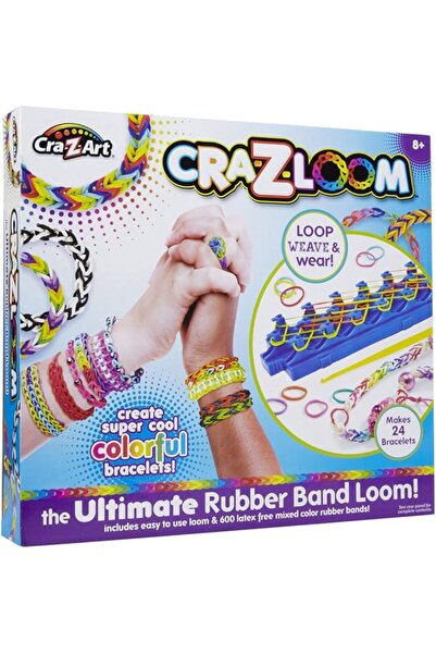 Generic Cra-Z-Art Cra-Z-Loom Rubber Band Bracelet Making Kit, Multi-Color