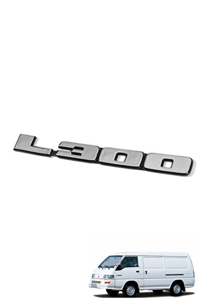 MEFAUTO Mitsubishi L300 Compatible Abs Chrome Fender Lettering Set – 2 Pieces