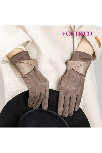 Youtrico Women's Winter Warm Suede Gloves