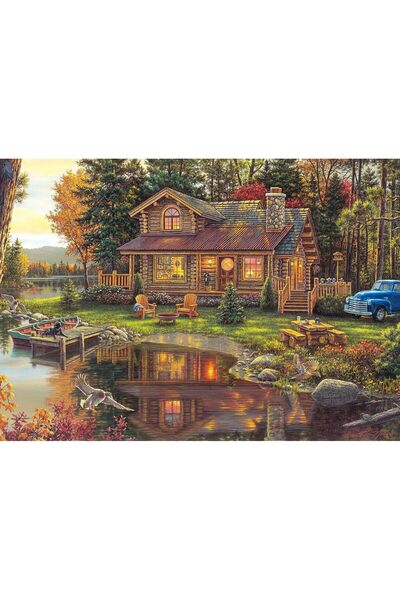 Buffalo Games - أحجية الصور المقطوعة "سلام كالنهر" من تصميم كيم نورلين - ٣٠٠ ...