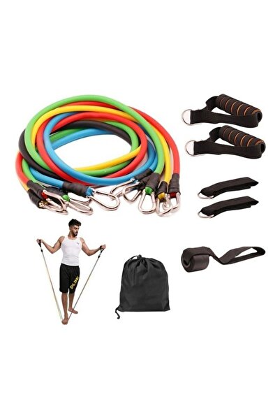 AGD مجموعة أشرطة المقاومة من 11 قطعة من متجر كانتين لتمارين اللياقة البدنية