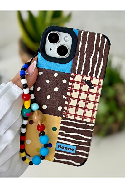 Go Aksesuar iPhone 14 Plus - 15 Plus Compatible Mirrored Charm Bow Design Edged Silicone Case