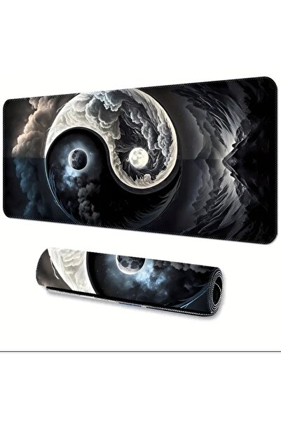 sgeteknoloji Sge Technology 65X25 cm Eki̇noks Themed Anti-Slip Base Speed Surface Gaming Mouse Pad Gaming