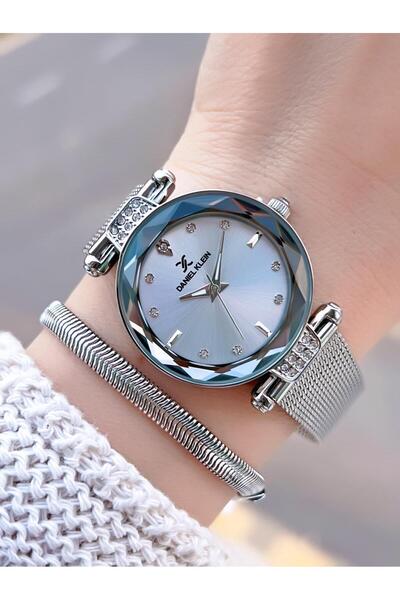 Daniel Klein Women's Wristwatch+Bracelet with Steel Strap 2 Years Warranty 3 Atm Water Resistant Bf.10981.1