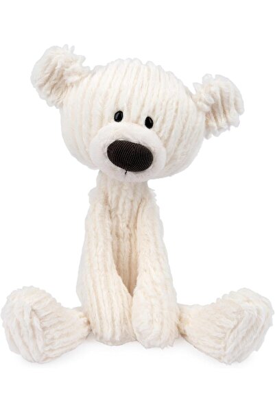 Gund Cable-Knit 'Toothpick' Teddy Bear Plush, Cream/Off-White, 15 in