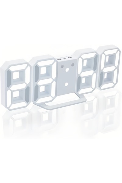 Arabest 3D LED Digital Alarm Clock 9.7" Auto Adjustable Brightness, Night Light, 12/24h Display