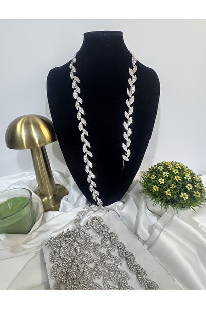 jasmina store yaprak desenli zincir şerit aksesuar (1mt)
