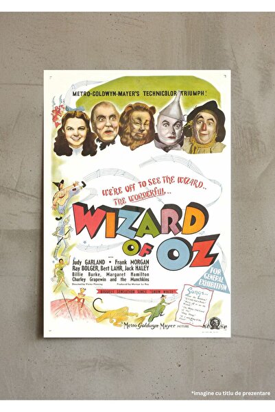 VreauPoster Poster A4 Movie Wizards of Oz Carton 250gr