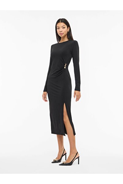 VILA Maxikleid VIGENEA Langärmeliges