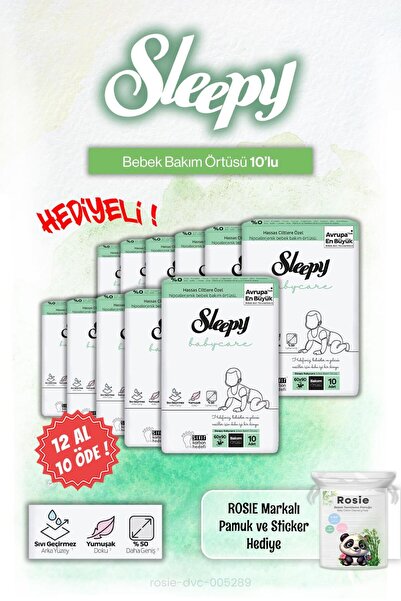 Sleepy KUPITE 12 PLATITE 10 Babycare 10-dijelni set za negu bebe i Rosie Pamu...