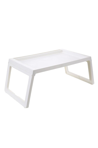 zola Folding laptop table, plastic, 55x36x27 cm, white