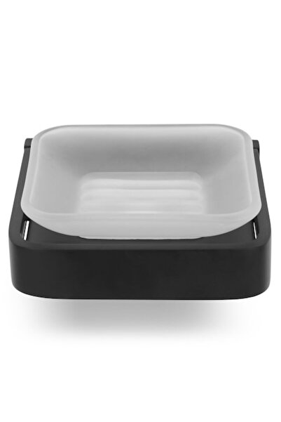 Maison Mex Soap holder, BLAINE, L.11.7 l.11.4 H.4 cm, matte black