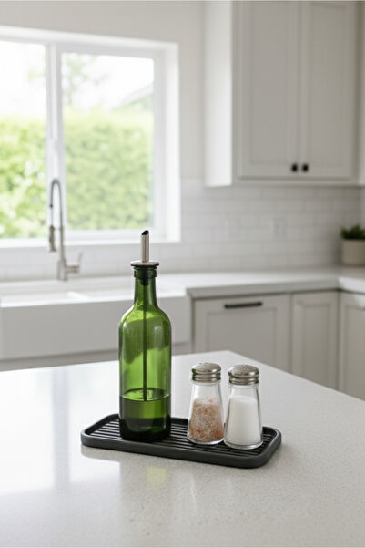 Orvila Silicone Non-Slip Square Oil Pot Mat Multi-Purpose Organizer Mat