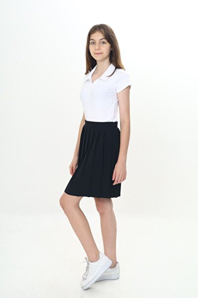 Toontoy Girl's Pleated School Skirt
