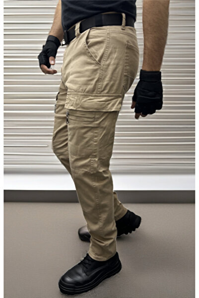 Polviton Men's Cargo Pants Tactical Outdoor Combat with Pockets