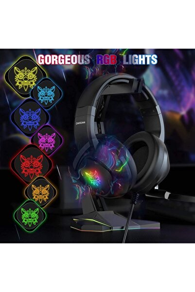 Generic Onikuma K19 Wired Gaming Headset with Microphone for PS4/PS5/Xbox/NSwitch/PC