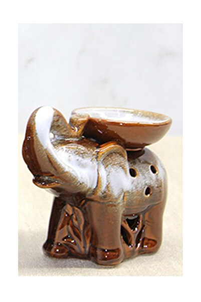 imsaconcept Özel Tasarım El Yapımı Seramik Filli Buhurdanlık | Mumluk | Dekor...