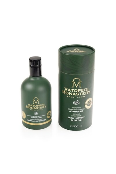 Holy Great Monastery of Vatopedi Mount Athos Ulei de măsline timpuriu 500ml –...