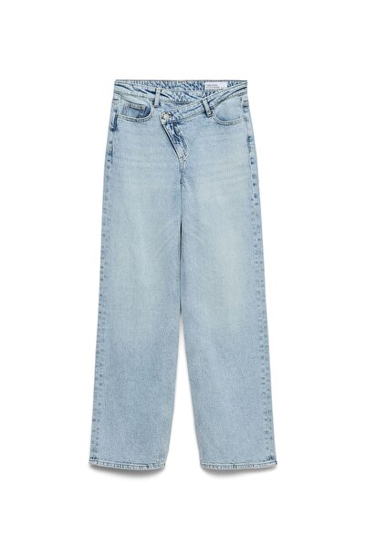 Vero Moda Jeans VMTESSA Hohe Taille Weiter Beinschnitt Jeans