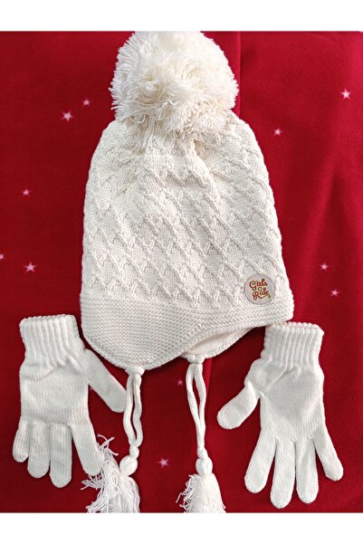 Kitti SCARF BEANIE GLOVES 3-PIECE SET 4-8 YEARS GIRL WITH FLEECE INSIDE