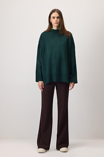 Touché Privé VERTICAL COLLAR BASIC KNITWEAR SWEATER