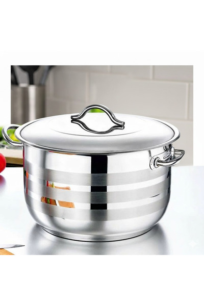 OMS 32x20cm 10.5 Liters Premium Lightweight Portable Stainless Steel Casserole | 2005