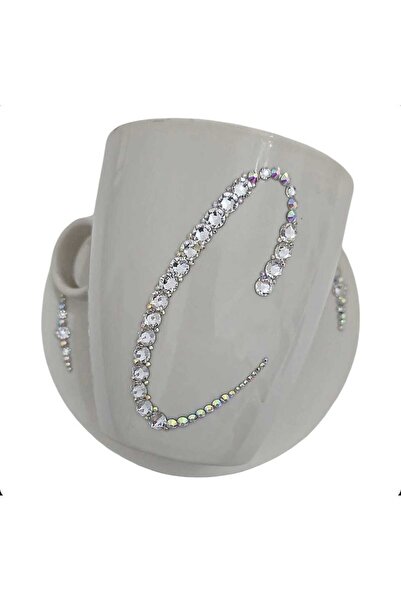 by Alexandra Vacarusi Personalized mug with Swarovski Crystals and Preciosa Crystals, Christmas gift mug, 460ml