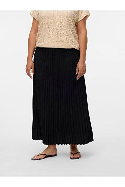 Veromoda Curve Rock VMCALVA Hohe Taille Langer Rock