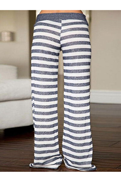 FridayIn Fast fashion Flowers Waist drawstring Pants