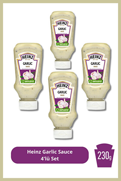 Heinz Garlic Sauce 230g 4'lü Set