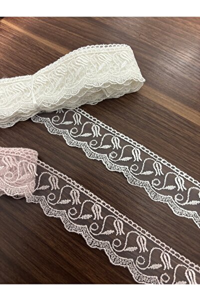 Butik Piyasa Güpür dantel tül 9 metre piyasa desen 1. Kalite dokuma pudra kre...