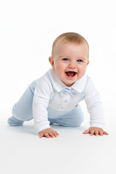 Sebi Prime Yaka Papyonlu Askı Baskılı Tulum