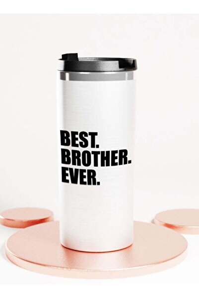 Lit Silver Tumbler - Best Brother Ever Quote