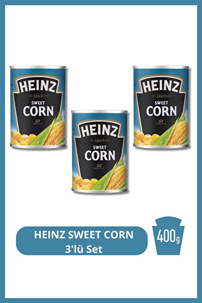 Heinz Tatlı Mısır 400 GR 3'Lü Set